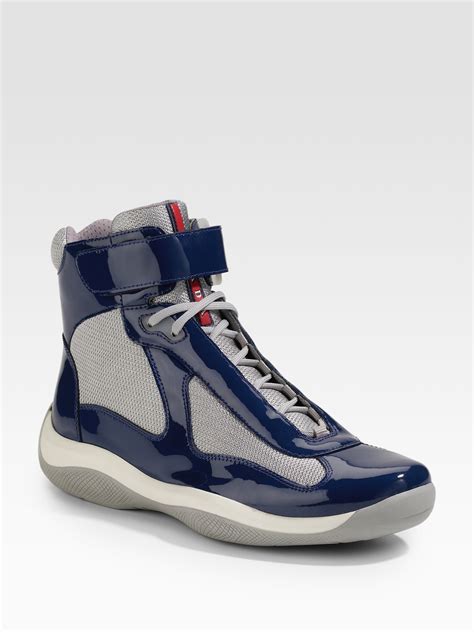 dames prada sneakers|Prada high top sneakers women's.